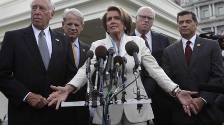 Pelosi re-elected to lead Democrats, eyes US House speaker