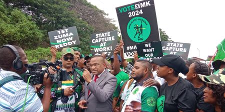 MK leader on inciting violence charge gets hero’s welcome at court, warns of ‘tsunami’ at the polls