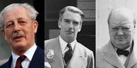 UK prime ministers from left to right: Alec Douglas-Home, Harold Macmillan, Anthony Eden, Sir Winston Churchill and Clement Attlee (Credit: Wikimedia)<br>