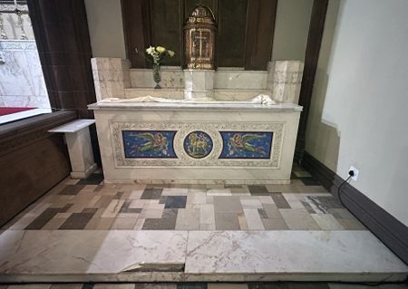 Holy Trinity Catholic Church desecrated in attack with mixed messaging