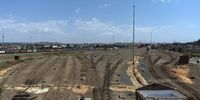 An image taken from the top of the pedestrian bridge at the Old Benrose Station, Johannesburg, showing the remains of what was once several railway lines. (Photo: Shiraaz Mohamed)