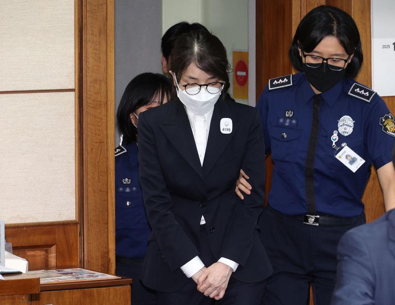 South Korea court jails former first lady for bribery