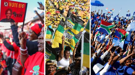 ANC, DA and EFF share their final campaign messages ahead of 29 May poll