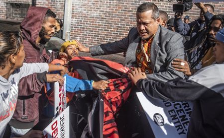 First Nation groups clash outside Cape Town High Court as Amazon Africa site developer case postponed