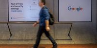 A pedestrian walks past Google privacy and security settings signage displayed at the Capitol South Metro subway station in Washington, D.C., U.S., on Tuesday, Oct. 22, 2019. Spending by Alphabet Inc.'s Google on lobbying dropped almost 50% to $2.8 million from $5.5 million during the same period last year as it reshuffles its Washington lobbying operations under Karan Bhatia, the global policy chief who joined the company last year. Photographer: Andrew Harrer/Bloomberg via Getty Images