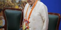 Joseph Estrada, short-lived president of the Philippines. (Photo: EPA / MARK R. CRISTINO)