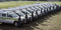 New police vans were handed over  during crime summit on Youth Day at False Bay College in Khayelitsha. (Photo: Gallo Images / Brenton Geach)