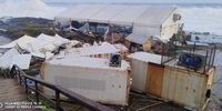 Cattle Baron Tsitsikamma Seafood Grill & Bistro in theTsitsikamma National Park was destroyed by the high tides that took part yesterday. (Photo:Supplied)