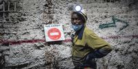 A worker underground at the Gold Fields South Deep gold mine in Westonaria. Photo: Michele Spatari/Bloomberg 	via Getty Images