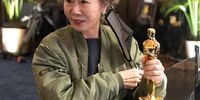 LOS ANGELES, CALIFORNIA – APRIL 25: (EDITORIAL USE ONLY) In this handout photo provided by A.M.P.A.S., Yuh-Jung Youn attends the 93rd Annual Academy Awards at Union Station on April 25, 2021 in Los Angeles, California. (Photo by Matt Sayles/A.M.P.A.S. via Getty Images)