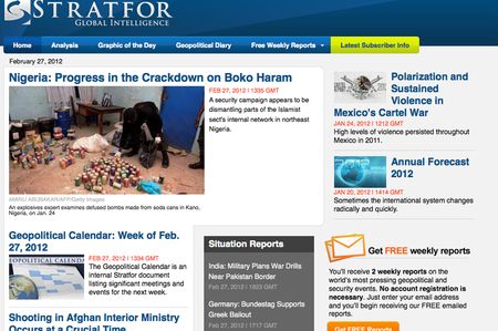 George Friedman & Stratfor, WikiLeaks' newest victims