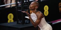LONDON, ENGLAND - FEBRUARY 16: Cynthia Erivo attends the 2025 EE BAFTA Film Awards at The Royal Festival Hall on February 16, 2025 in London, England. (Photo by Kate Green/Getty Images)