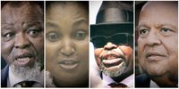 Gwede Mantashe (Minister of Mineral Resources and Energy).(Photo by Gallo Images/Brenton Geach)|Thembi Nkadimeng. Photo: Jaco Marais|Finance Minister Enoch Godongwana (Photo by Gallo Images/Ziyaad Douglas)|Minister of Public Enterprises Pravin Gordhan. (Photo by Gallo Images/Daily Maverick/Victoria O'Regan)