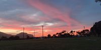 Sunrise over Fish Hoek parkrun. Photographer: Richard Ian Aytoun