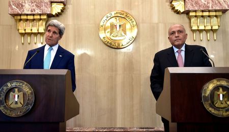 Kerry urges Hamas to end conflict, has 'constructive' Egypt talks