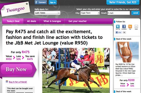 Groupon spreads its collective to South Africa