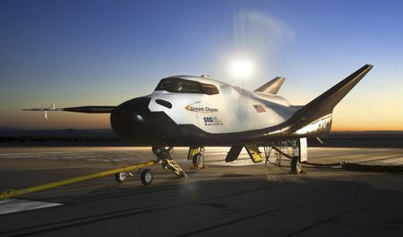 US Dream Chaser space taxi soars on test flight, skids after landing