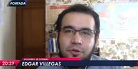 Edgar Villegas, a computer engineer who publicly alleged fraud in the October 2019 Bolivian election, is interviewed on a local channel. (Photo: Supplied)