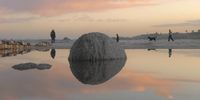 Floating Rock... low tide reflections on Camps Bay Beach. Photographer: Mark Cromhout @cromhout_views 