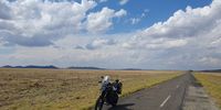 Between Trompsburg and Philippolis on a day made for riding. Photographer: Howard Stafford