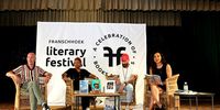 A glimpse inside the Green Room at the Franschhoek Literary Festival