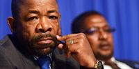 The Independent Electoral Commission (IEC) deputy chairman Terry Tselane during the official final announcement of the 2016 local government election results on August 06, 2016 in Pretoria, South Africa. The IEC declared the 2016 municipal elections free and fair with a huge success. (Photo by Gallo Images / City Press / Leon Sadiki)