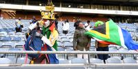 Bafana Bafana Fans during the international friendly match between South Africa and DR Congo at Orlando Stadium. 12 September 2023, Johannesburg, South Africa. (Photo by Lefty Shivambu/Gallo Images)