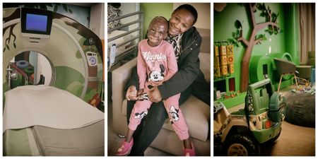 Medical teams literally bring smiles to the faces of little ones