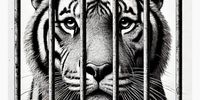 Tyger Tyger, burning bright,<br>In the forests of the night;<br>Human hand and greedy eye<br>Has dimmed thy fearful symmetry.<br>With apologies to William Blake