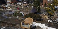 A chair stands in the middle of debris washed away by the tsunami triggered by the New Year’s Day earthquake in Suzu, Ishikawa Prefecture, Japan, 31 January 2024. In the small coastal town of Suzu, the massive earthquake with a magnitude of 7.6 and following tsunami on 01 January 2024 destroyed or damaged more than 4,800 houses, nearly half the town's homes, and killed 100 of its 12,500 inhabitants. Almost a month after the devastating New Year's Day earthquake in central Japan, about 15,000 people are still evacuated and there are still large inaccessible areas. More than 46,000 homes are damaged or destroyed and large areas remain without water or electricity due to the worst natural disaster that has hit the country since 2011.  EPA-EFE/FRANCK ROBICHON