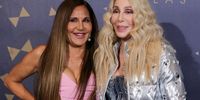Laurie Lynn Stark (L) and Cher attend the grand opening of Fontainebleau Las Vegas on December 13, 2023 in Las Vegas, Nevada. (Photo by Ethan Miller/Getty Images)