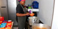 Food is prepared at Takalani Educare and Aftercare in Dunoon, Cape Town. The centre receives food parcels from Ladles of Love. 25 February 2025. (Photo: Tamsin Metelerkamp)