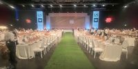 GrandWest, November 2023: The room is ready for hours of celebrations and the announcement of the winners of the 2023  Eat Out Awards. (Photo: Tony Jackman)<br>