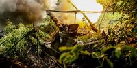 Ukrainian servicemen of the 24th Separate Mechanized Brigade named after 'King Danylo' fire a 2S3 Akatsiya self-propelled gun-howitzer at an undisclosed location in the Donetsk region, eastern Ukraine, 10 July 2023, amid the Russian invasion. Russian troops entered Ukraine on 24 February 2022, starting a conflict that has provoked destruction and a humanitarian crisis.  EPA-EFE/OLEG PETRASYUK