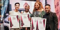 Part of this year’s March Luxe Restaurant Awards line-up, including Chef of the Year, Wandile Mabaso, on the far right. (Photo: Supplied)