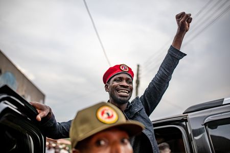 Ugandan opposition leader Bobi Wine shot in leg, his party says