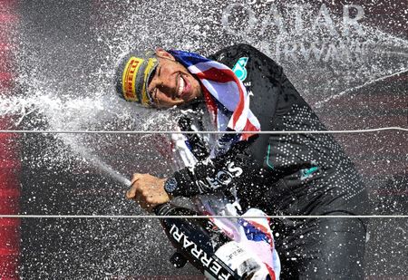 Tearful Hamilton ends long wait with record ninth British GP win at Silverstone