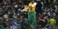 Aiden Markram of Proteas playing a shot during the 2022 ICC Men's T20 World Cup match between Pakistan and South Africa at Sydney Cricket Ground on November 03, 2022 in Sydney, Australia. (Photo: Isuru Sameera Peiris / Gallo Images)