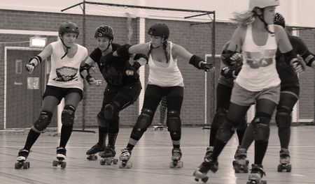 'Hit or be hit': the sport where women rule the rink