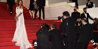 epa09330169 Flora Coquerel arrives for the screening of 'The Velvet Underground' during the 74th annual Cannes Film Festival, in Cannes, France, 07 July 2021. The documentary film is presented Out of Competition at the festival which runs from 06 to 17 July.  EPA-EFE/CAROLINE BLUMBERG