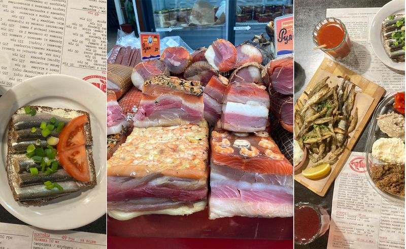 Fish and hope are on the dinner menu in Ukraine