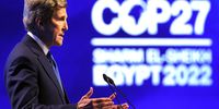 US Special Presidential Envoy for Climate John Kerry speaks at the COP27 climate conference on 11 November 2022 in Sharm el-Sheikh, Egypt. (Photo: Sean Gallup / Getty Images)