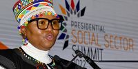 Minister of Social Development Lindiwe Zulu delivers the keynote address at the official opening ceremony of the Presidential Social Sector Summit at the Birchwood Conference Centre in Boksburg on 4 August 2022. (Photo:  Elmond Jiyane / GCIS)