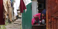 A South African woman washes clothes on the doorstep of her home in the impoverished shack settlement of Masiphumelele, Cape Town, South Africa, 23 August 2017. According to Statistics South Africa?s Poverty Trends Report released by South Africa's Statistician General Pali Lehohla on 22 August 2017 poverty is rapidly increasing in the country. Between the years of 2011 and 2015 there has been an increase of  three million more South Africans living in poverty. Over 30 million South African?s out of the 55 million citizens over this same time period live in poverty or below the upper poverty line of Rands 992 or 63 Euro per person per month.  (Photo: EPA/NIC BOTHMA)