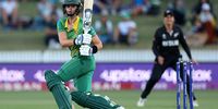 Laura Wolvaardt of South Africa bats during the 2022 ICC Women's Cricket World Cup match between New Zealand and South Africa at Seddon Park on March 17, 2022 in Hamilton, New Zealand. (Photo: Andy Jackson/Getty Images)