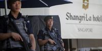 Gurkhas guard an International Institute for Strategic Studies security summit at the Shangri-La Hotel in Singapore, 2019 (Photo: EPA-EFE/Wallace Woon)
