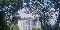 Victoria Falls seen from the rainforest on the Zimbabwe side. (Photo: Marita van der Vyver)<br>