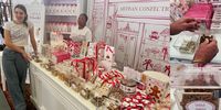 In 1993, advocate turned confectioner Karen Schneid of Ooh la la Artisan Confectionery fell in love with the calisson, a confection unique to Aix-en-Provence, and that moment changed her life. (Photos and composite image: Tony Jackman)<br>