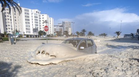 Mean Monday:  Another vicious winter storm surges through city of Cape Town