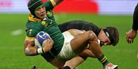 Cheslin Kolbe in action  during the Rugby World Cup 2023 final match between New Zealand and South Africa at Stade de France on October 28, 2023 in Paris, France. (Photo: Johan Orton / Gallo Images)
